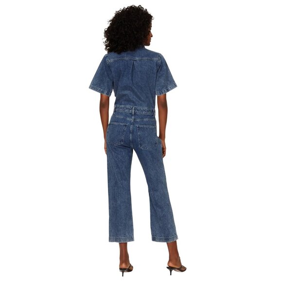 DL1961 Hannah Denim Jumpsuit in Blue Medium Womens Jeans Denim Outfit - Picture 9 of 16